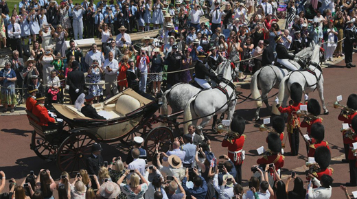 horse drawn.